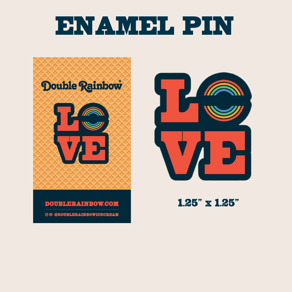 Double Rainbow Pin