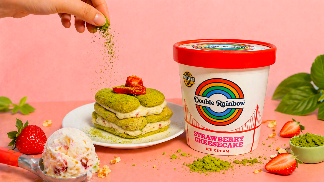 Strawberry Cheesecake Matcha Tiramisu