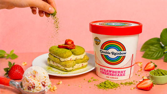 Strawberry Cheesecake Matcha Tiramisu