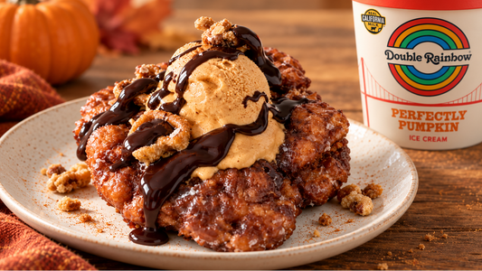 The Perfectly Pumpkin Fritter Sundae