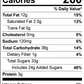 Nutrition Panel for Mint Chocolate Chip Non-Dairy Frozen Dessert