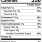 Nutrition Panel for Mint Chocolate Chip Ice Cream